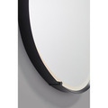 Spejl LED Vang sort 65 x 70 cm